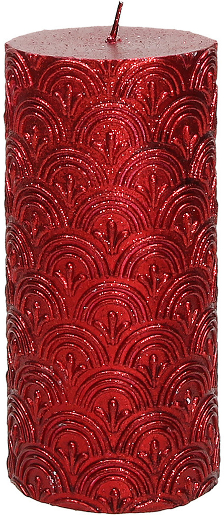 Candela Red Chili cilindrica da cm 14,5