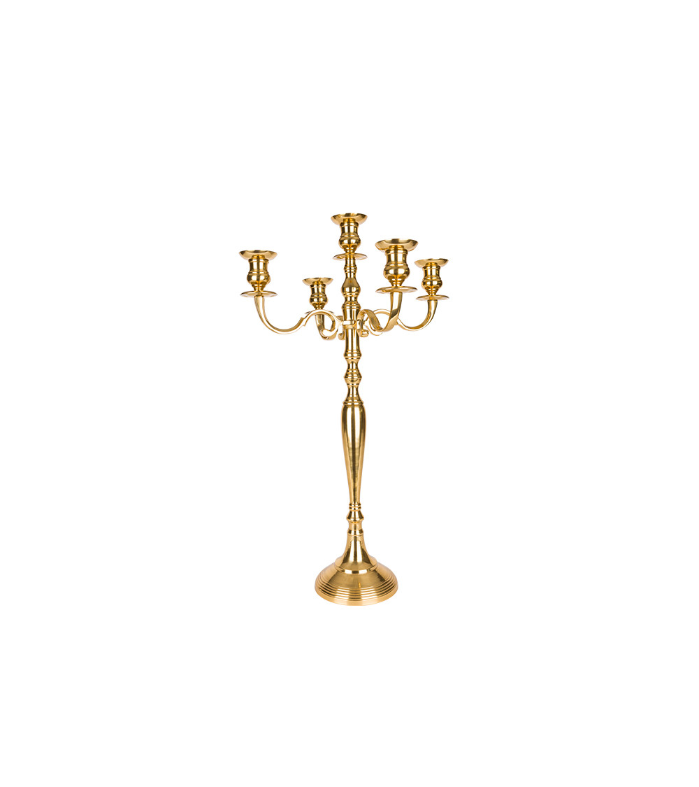 Candelabro da Tavola oro 5 fuochi Big