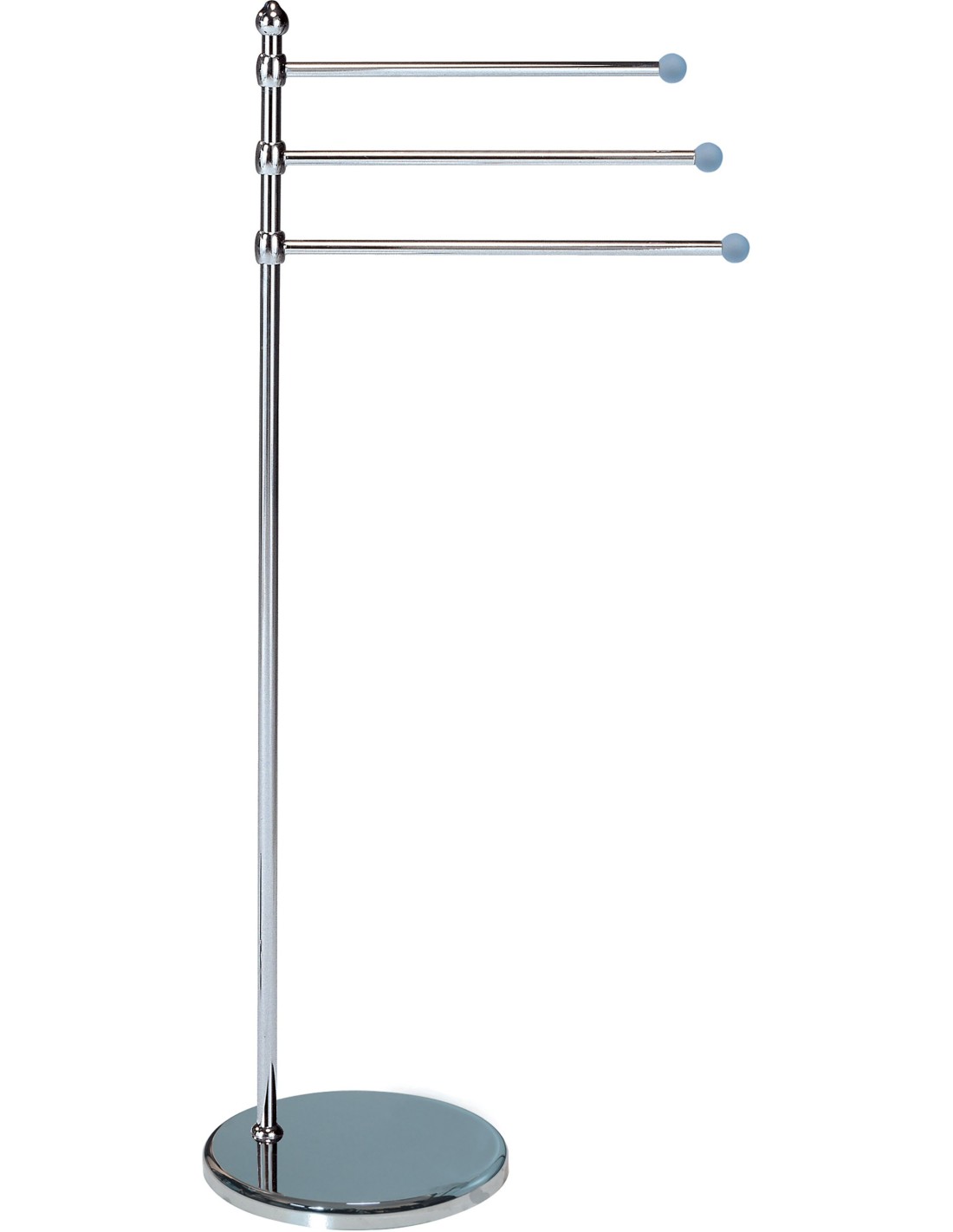 Caos Arredo Bagno Italiano - Piantana Intesa tre bracci porta salviette [sfera vetro] - P0185