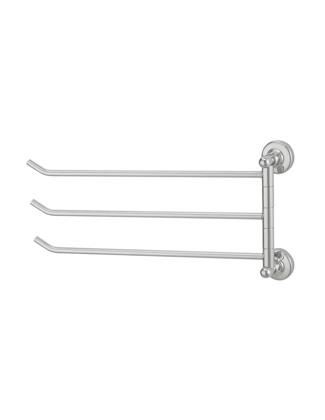 Caos Arredo Bagno Italiano - Porta salviette Jolly triplo snodo a muro - 8017