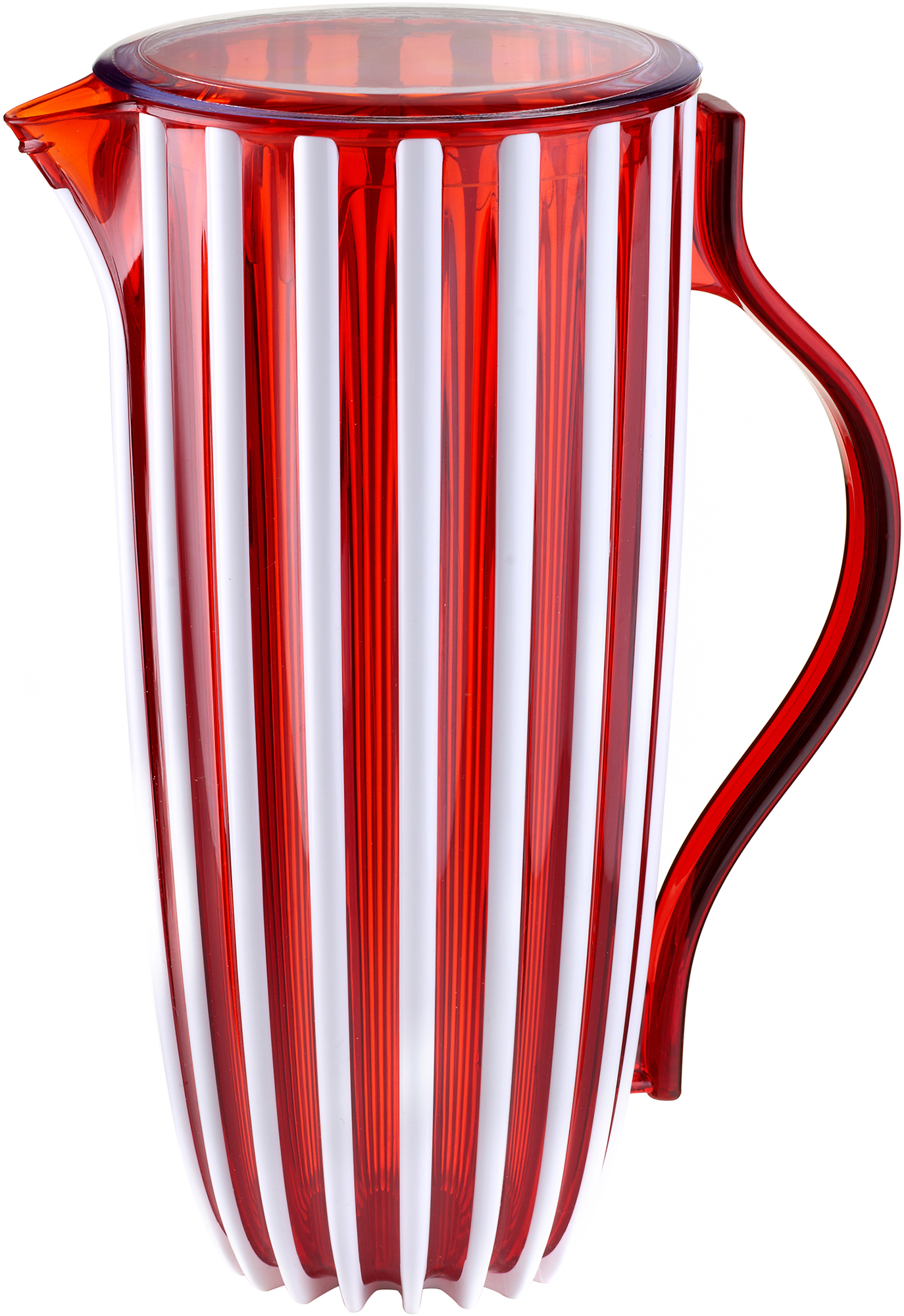 Caraffa Con Coperchio Pin-Up Rosso Corallo