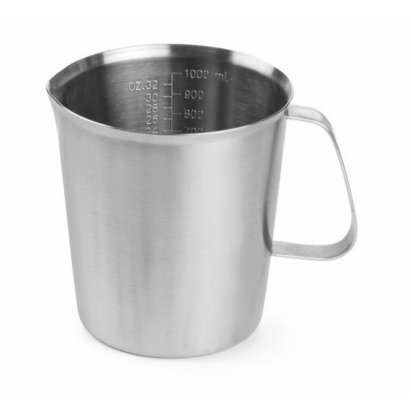 CARAFFA IN ACCIAIO GRADUATA 1 LT HENDI