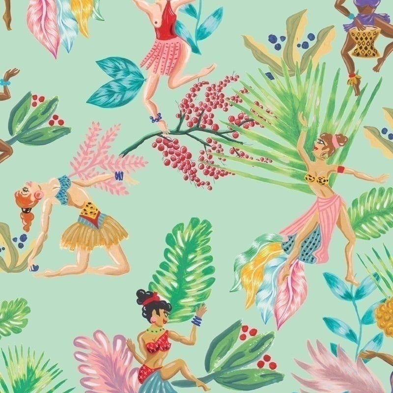 Carta da parati Calypso Dancers  Coordonné