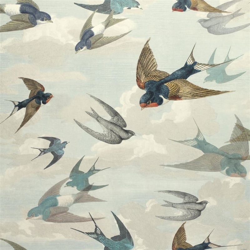 Carta da parati Chimney Swallows  John Derian