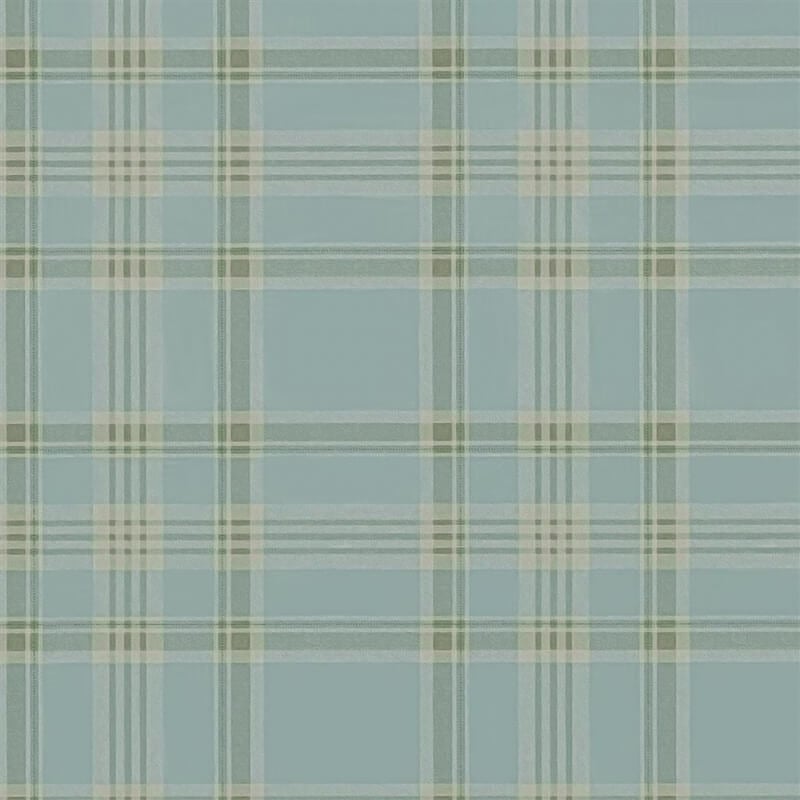 Carta da parati Deerpath Trail plaid Ralph Lauren