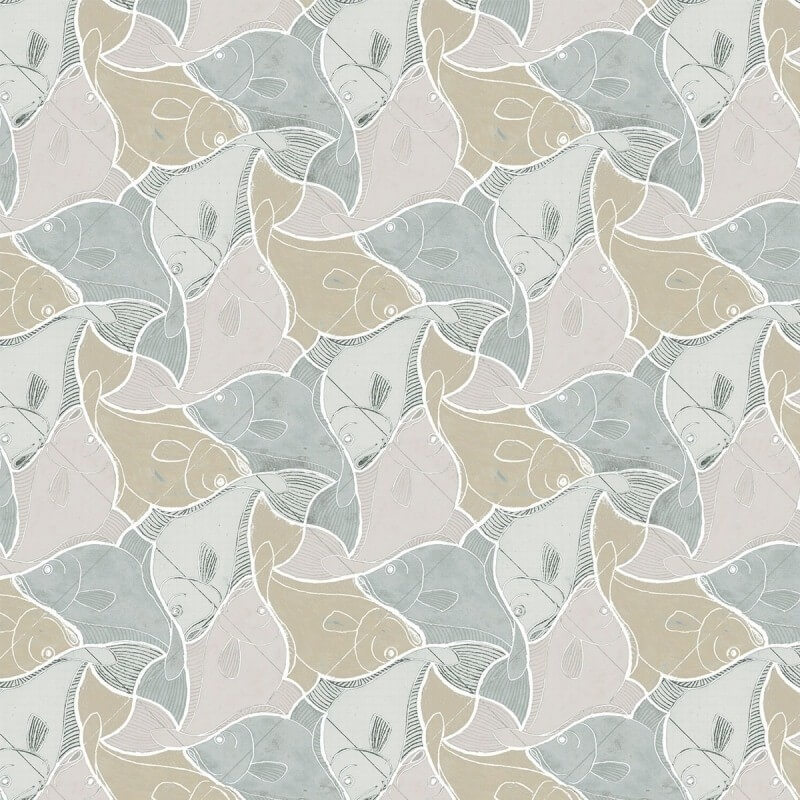 Carta da parati Fish M.C. Escher