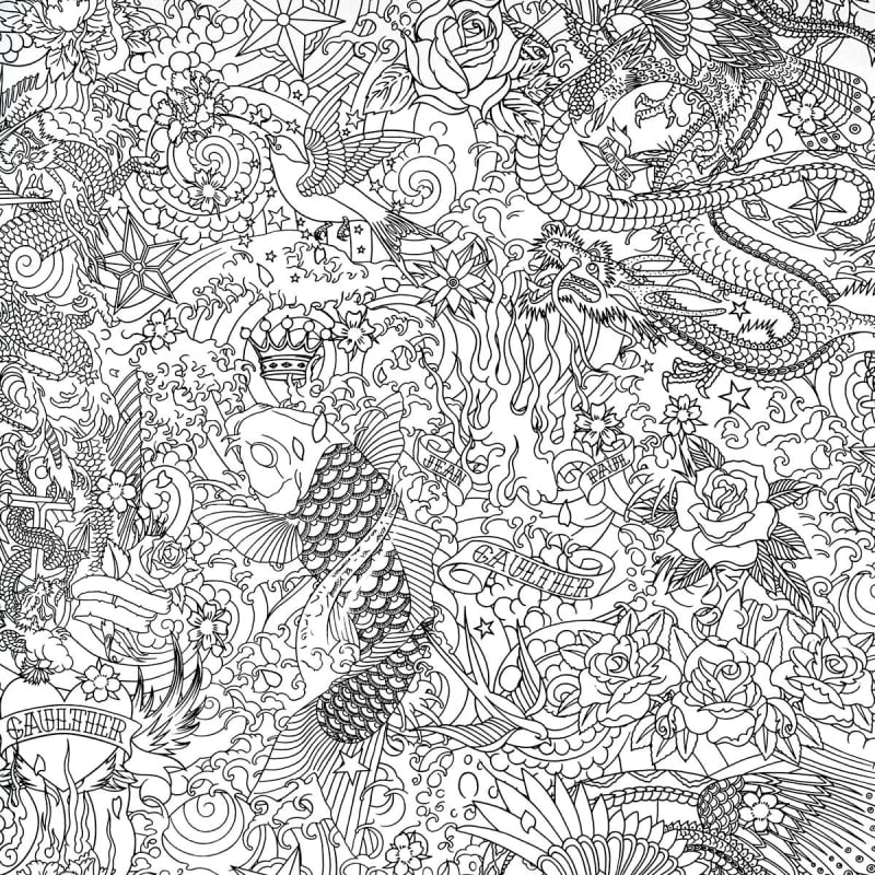 Carta da parati Horimono  Jean Paul Gaultier