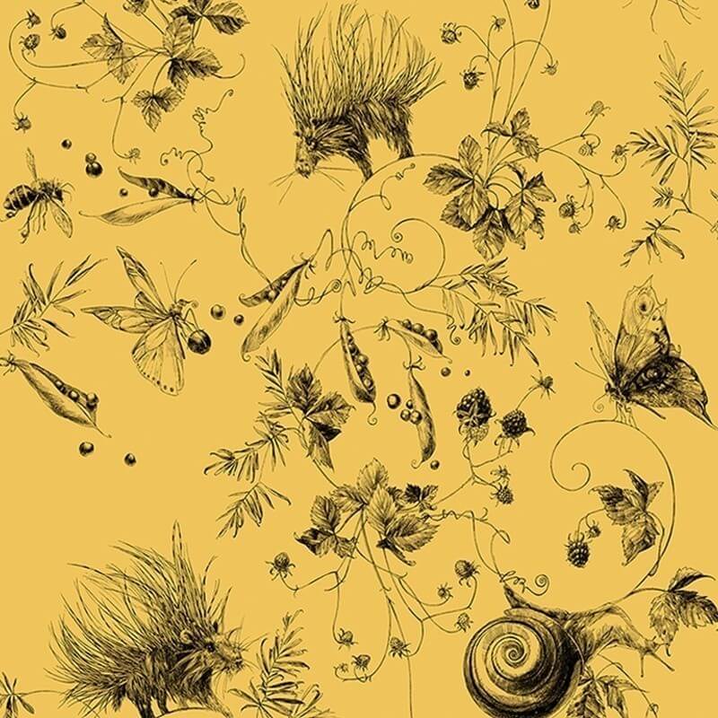 Carta da parati Jardin  Edmond Petit