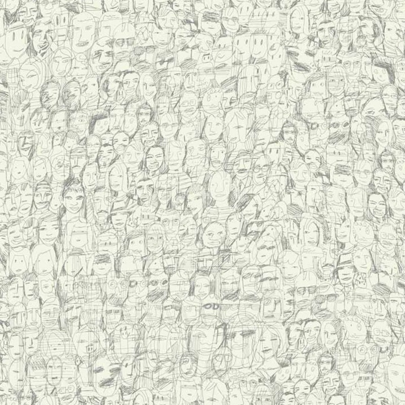 Carta da parati Mil Caras Tres Tintas Barcelona