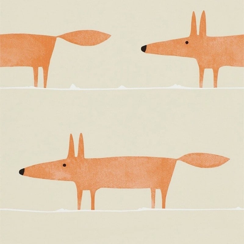 Carta da parati Mr Fox  Scion