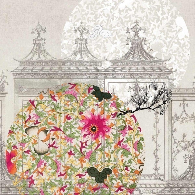 Carta da parati panoramica Damasco Tres Tintas Barcelona