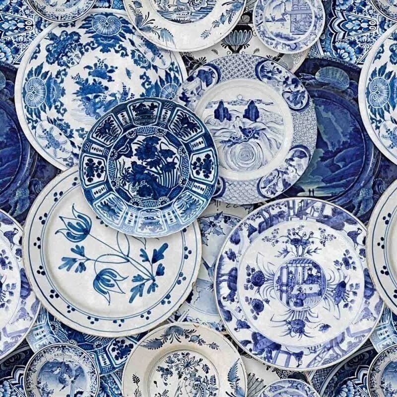 Carta da parati panoramica Delftware  Mindthegap