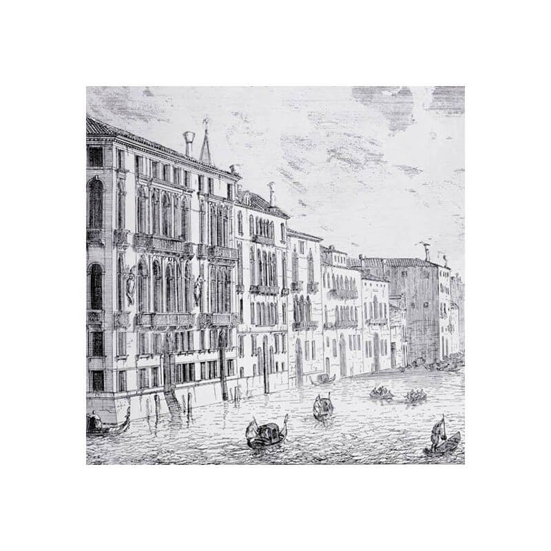 Carta da parati panoramica GranCanal  Rubelli