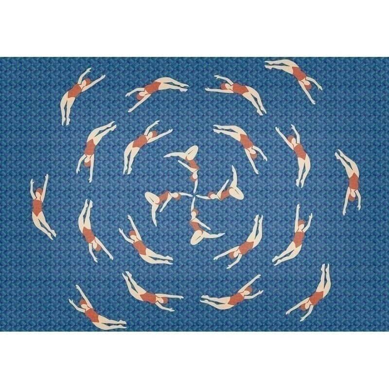 Carta da parati panoramica Let's Dance Swimmers  Coordonné