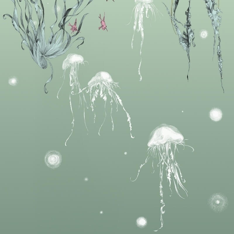 Carta da parati panoramica Méduses Droit  Edmond Petit