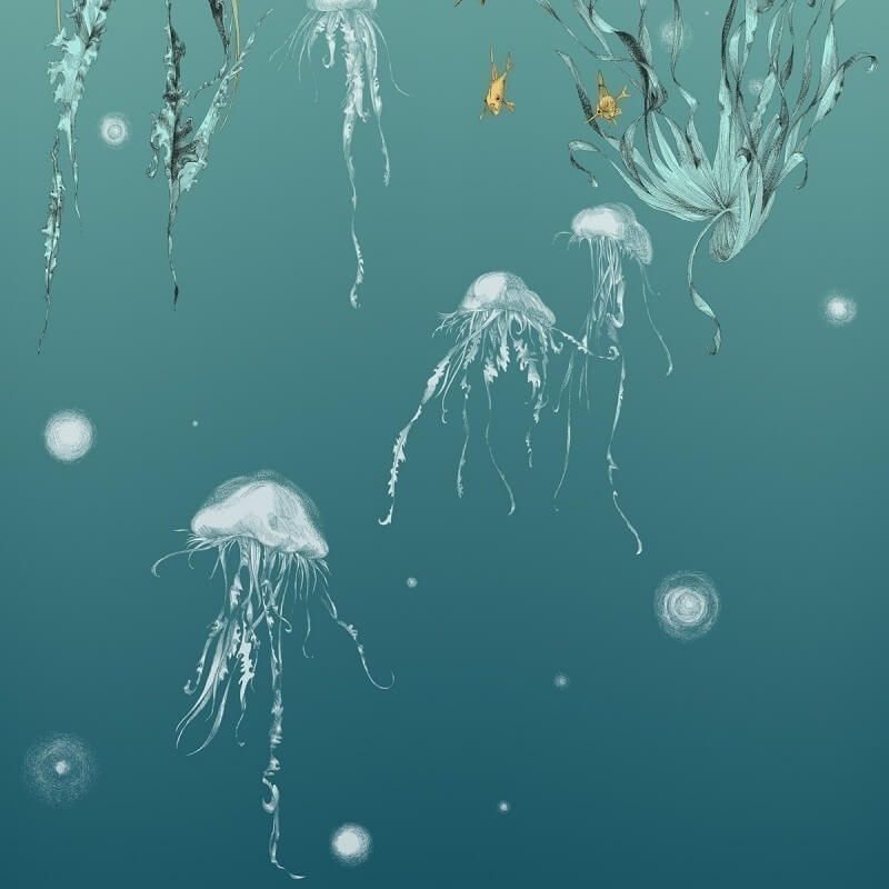 Carta da parati panoramica Méduses Gauche  Edmond Petit