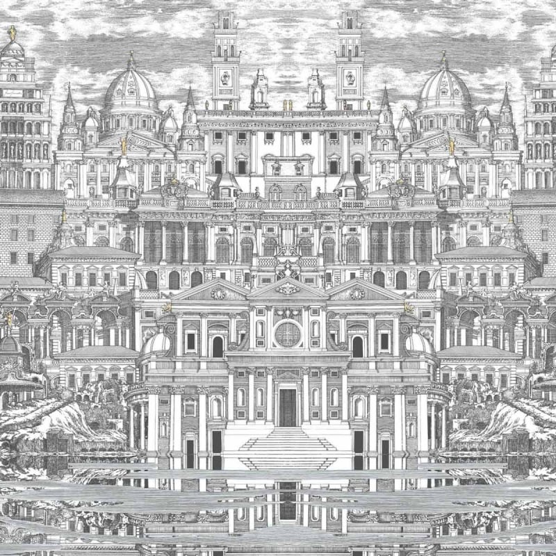 Carta da parati panoramica Riflesso Fornasetti  Cole and Son