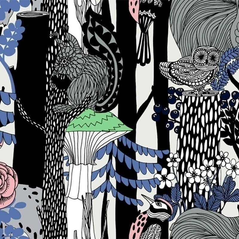 Carta da parati Veljekset  Marimekko