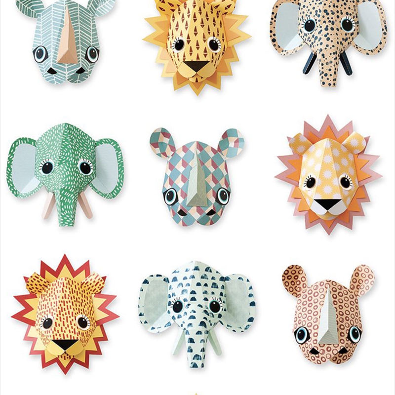 Carta da parati Wild animals  Studio Ditte