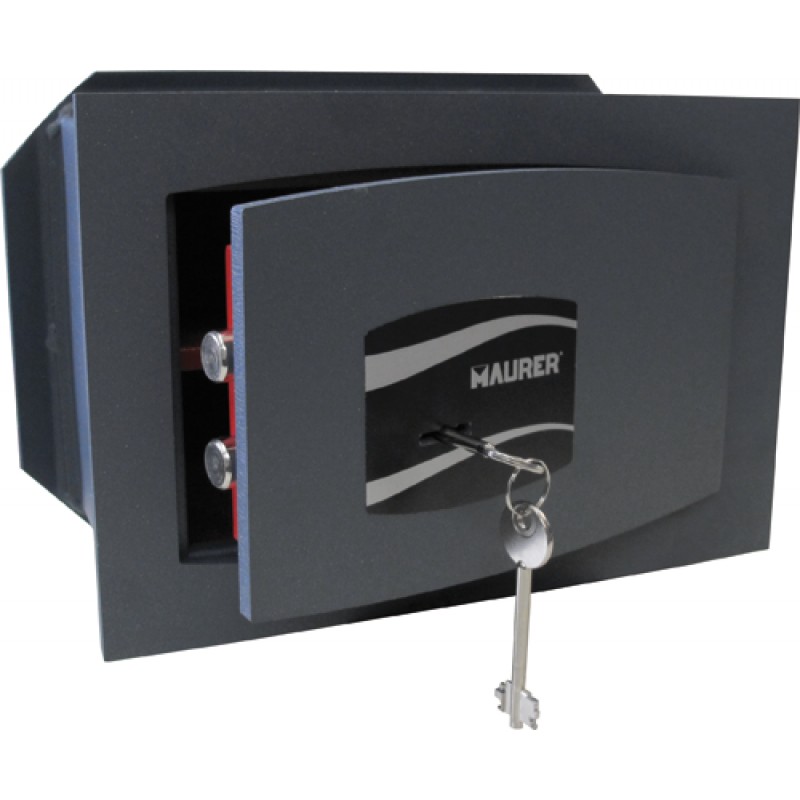 CASSAFORTE A MURO C/CHIAVE MAURER L42 P28 H20CM