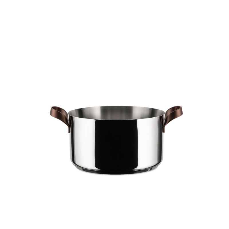 Casseruola Alessi Edo in acciaio per induzione cm 24