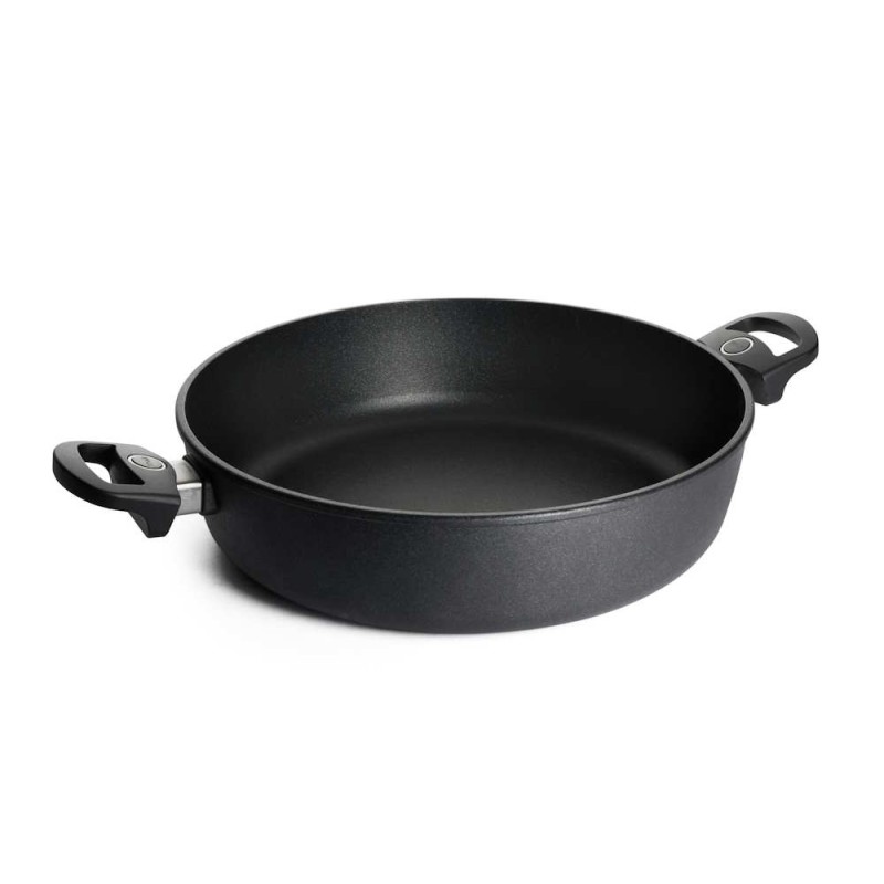 Casseruola bassa con coperchio Woll titan best cm 28