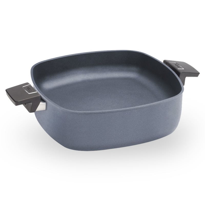 Casseruola quadrata Woll Lite Diamond induction con coperchio cm 22x22