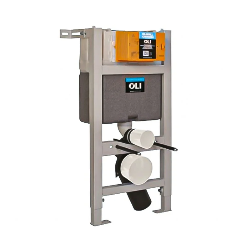 Cassetta ad incasso sospeso Oli 820 ad azionamento pneumatico con doppio scarico