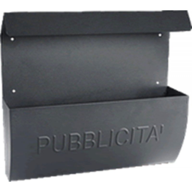 CASSETTA PUBBLICITA' MAURER ANTRACITE 38X10X35H CM