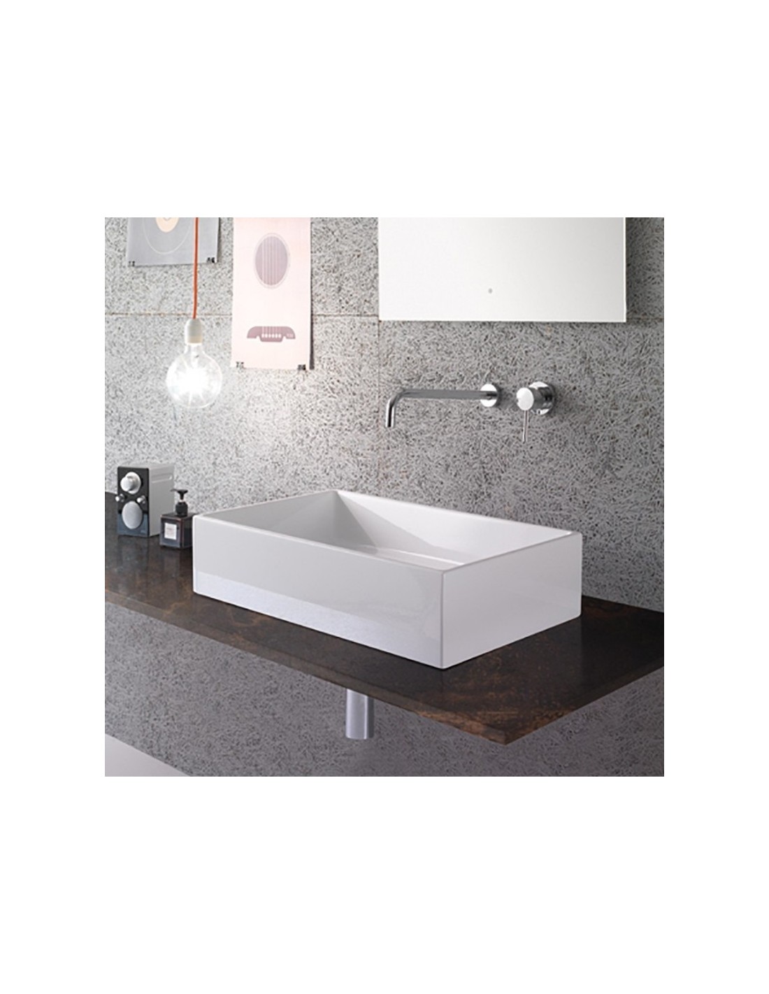 Ceramica Globo - Forty3 lavabo d'appoggio 50X37 FO050