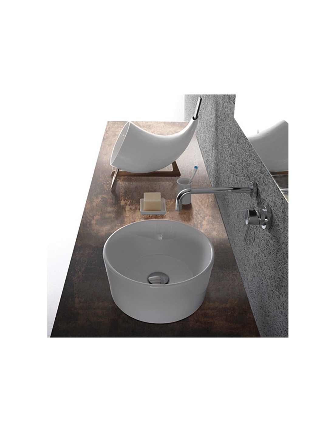 Ceramica Globo - Forty3 lavabo d'appoggio diametro 35 cm FO035
