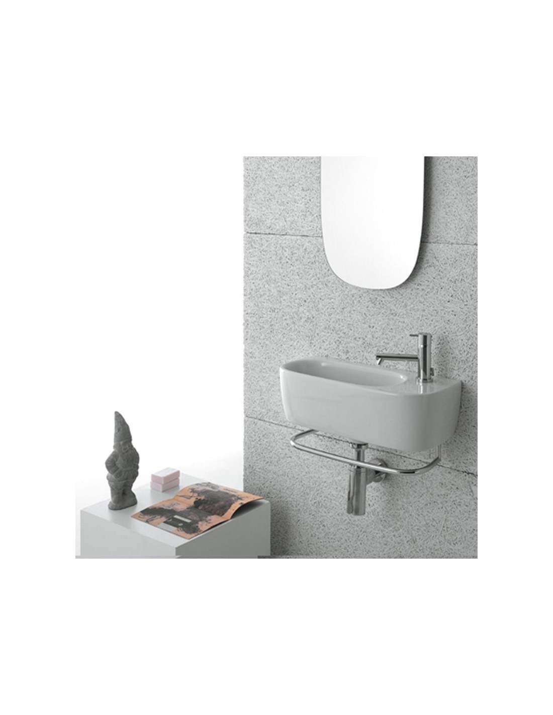 Ceramica Globo Lavabo Sospeso Genesis GE046 50X22