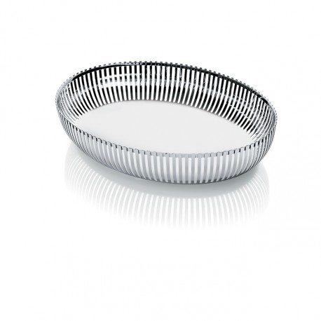 Cestino ovale Alessi Pierre Charpin in acciaio