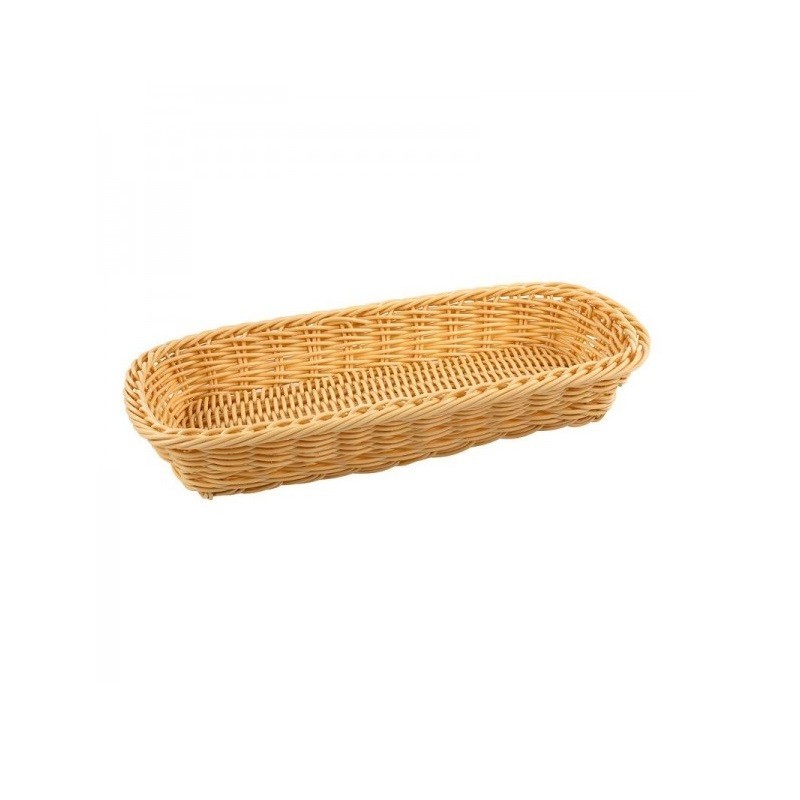 CESTINO PORTAGRISSINI/PORTAPOSATE RETT. IN RATTAN SINTETICO 28 X 14 CM ILSA