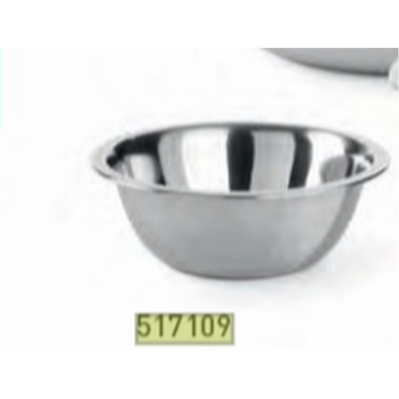 CIOTOLA PER IMPASTARE CON BASE PIATTA 0.7 LT Ø 16 CM. HENDI