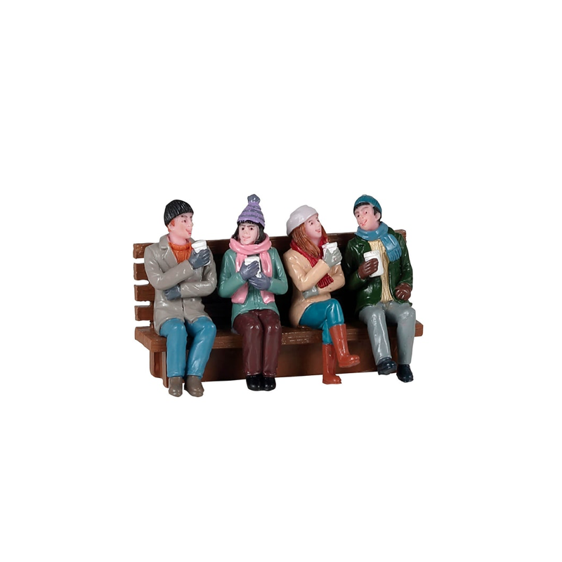 Coffee and Friends Lemax Figurines