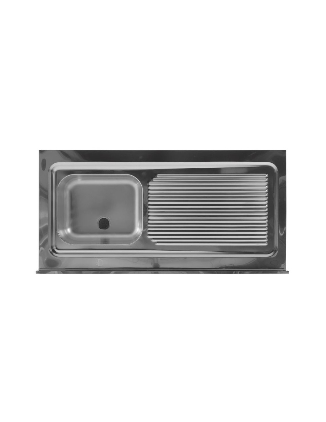 Colavene - Lavello in acciaio inox 105x60 vasca a sinistra- 100520V