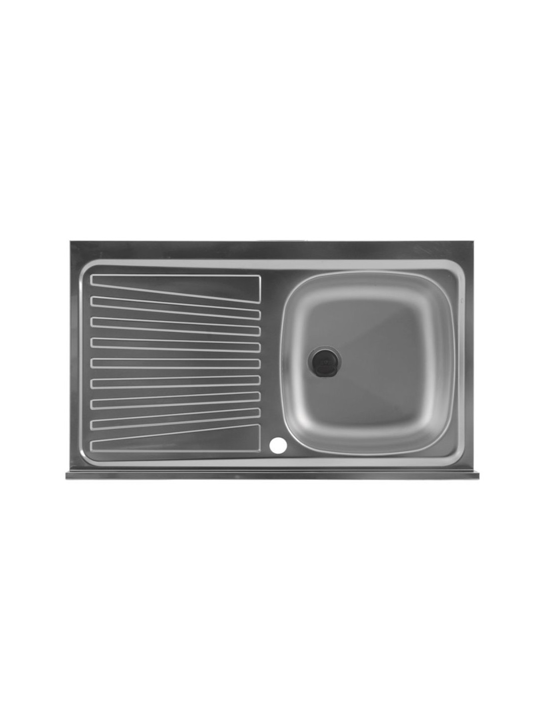 Colavene - Lavello in acciaio inox 90x50 vasca a destra - 109010V