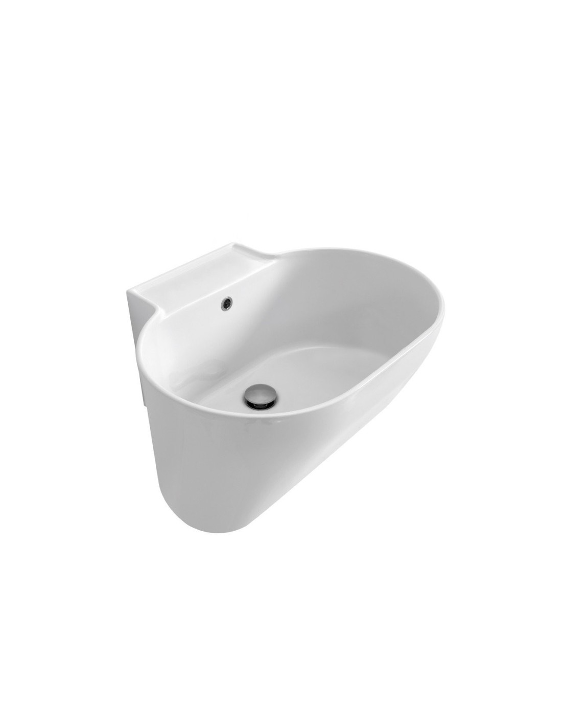 COLAVENE - TINA lavabo profondo in ceramica 60X50 h30 + foro - LAT26050F