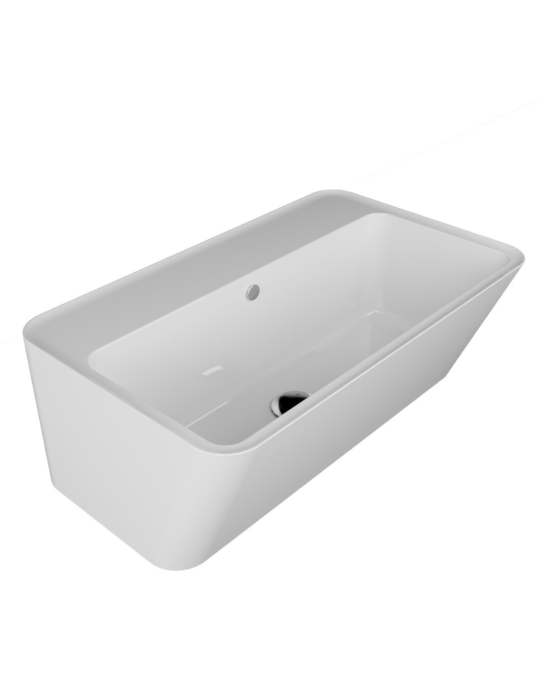 COLAVENE - WYNN lavabo profondo in ceramica 70X40 h. 25 cm senza foro - LAW7041
