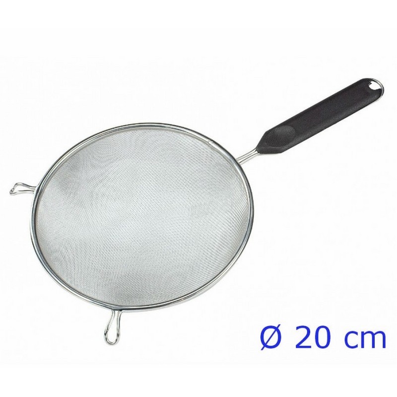COLINO/COLABRODO A RETE D. 20 CM. ACCIAIO INOX 18/10 ILSA