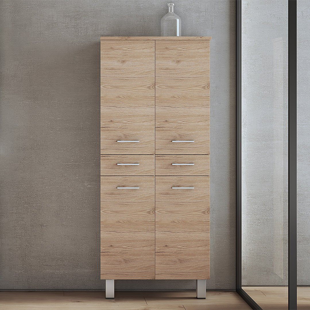 Colonna Portaoggetti 153 cm Quattro Ante Due Cassetti Savini "Gaia"