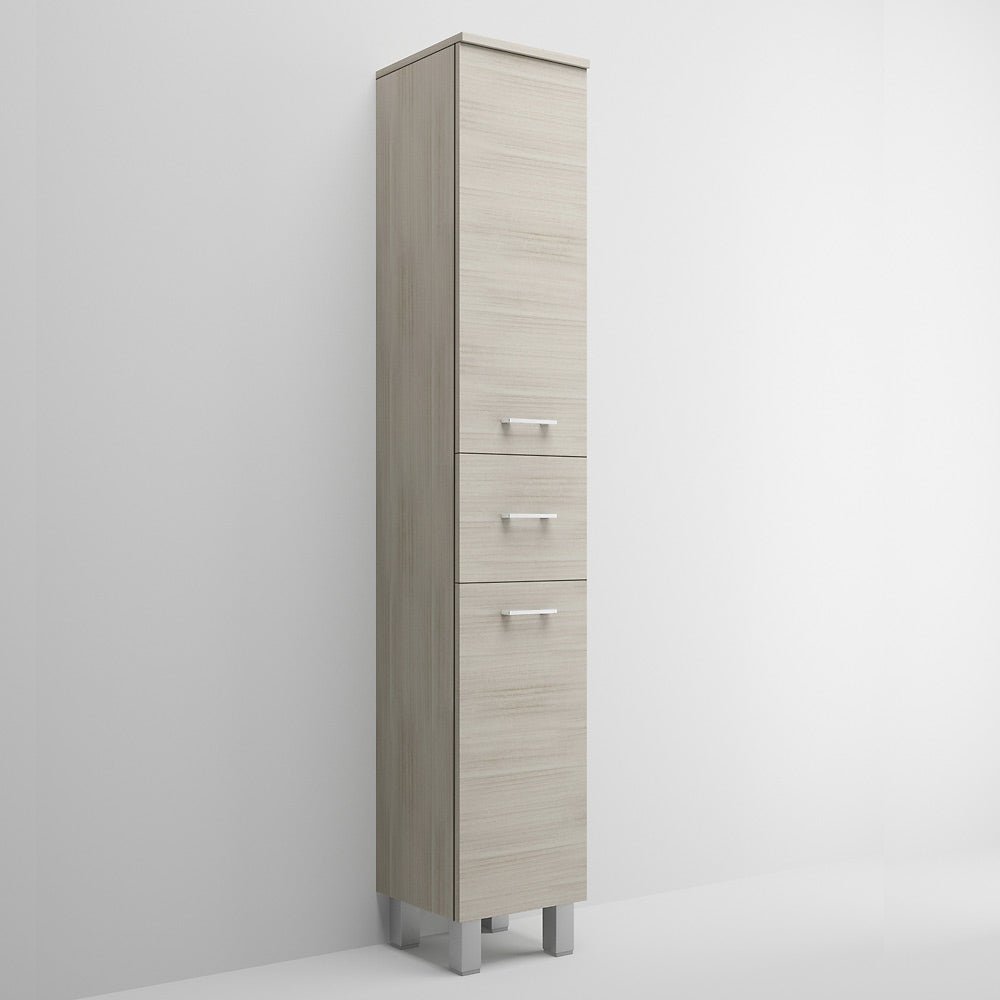 Colonna Portaoggetti a terra 195 Cm Due Ante Un Cassetto Savini "Gaia"