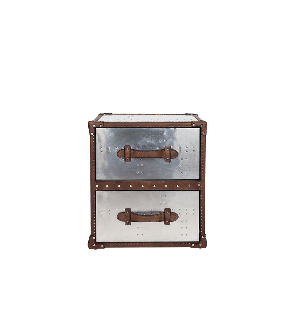 Comodino Baku a 2 cassetti