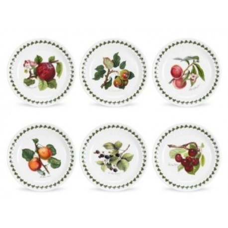 Confezione 6 piatti frutta Portmeirion Pomona cm 20