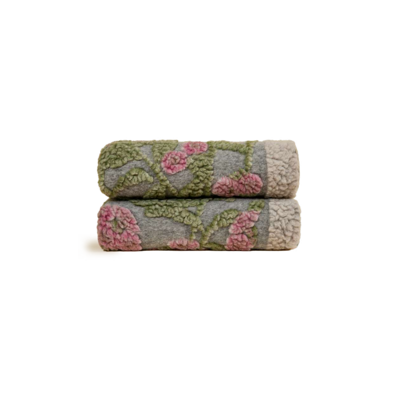 Coperta decor Frati old flower rosa 150x190cm