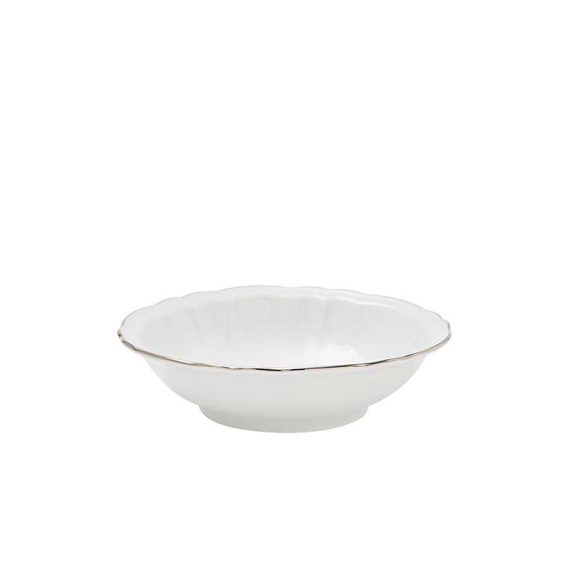 Coppetta Ginori 1735 Corona Platino Antico doccia cm 15