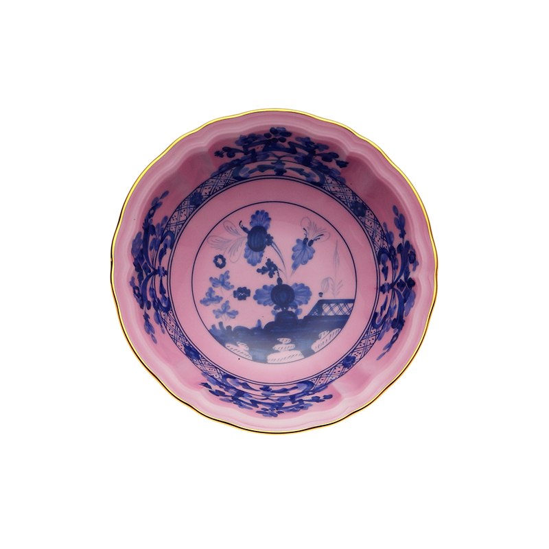 Coppetta macedonia Ginori 1735 Oriente Italiano Azalea cm 15