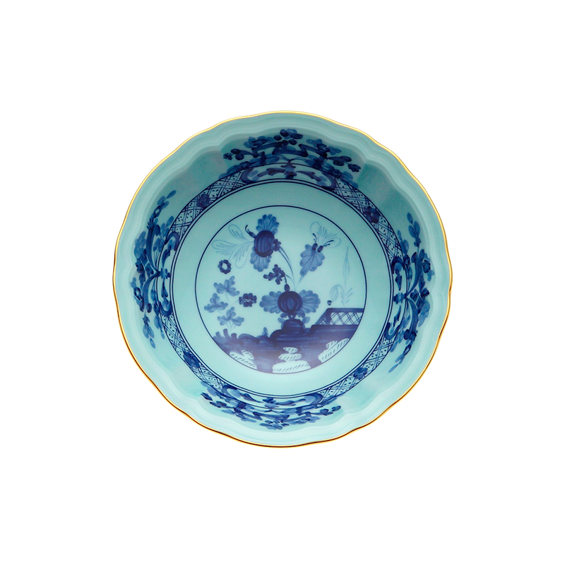 Coppetta macedonia Ginori 1735 Oriente Italiano Iris cm 15