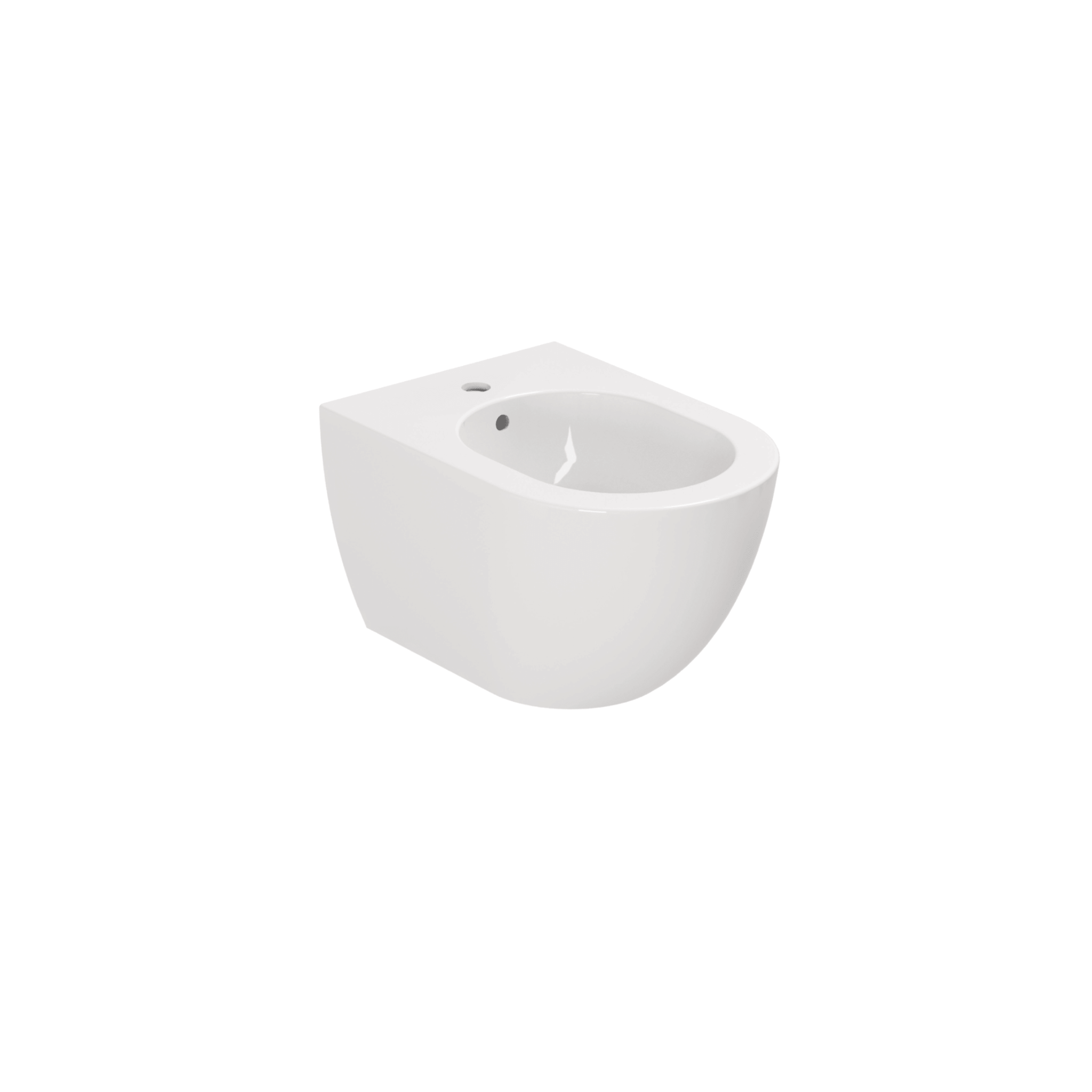 Bidet Sospeso Azzurra Ceramica "Comoda" Bianco Lucido